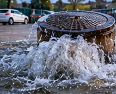Overflowing Manhole in Your Car Park or Yard? Here's What to Do